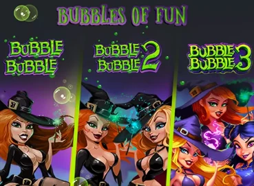 Bubble Bubble 1, 2, 3 slot games collection promo
